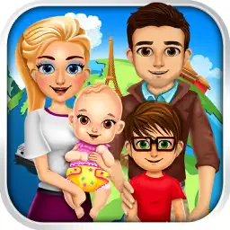 My Family Adventure - Mommy's Salon, Makeup & Dress Up Girl Spa - Kids Games app icon