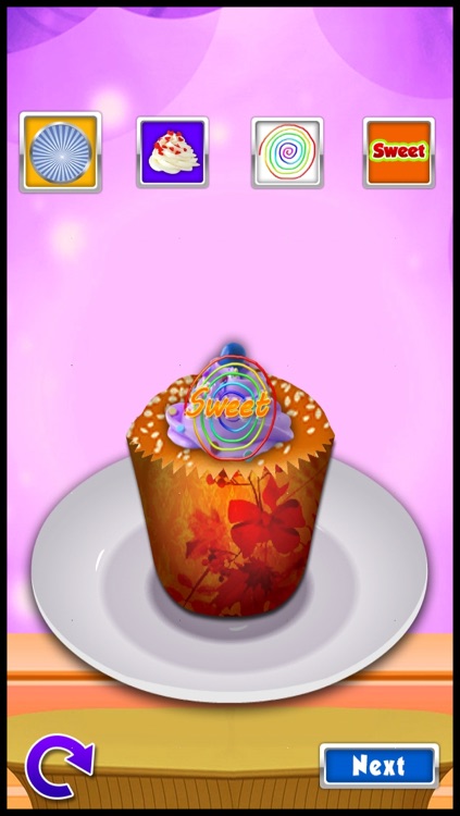 Cake Pop Ice Cream Maker - cupcake dessert mania food making cooking games for kids screenshot-4