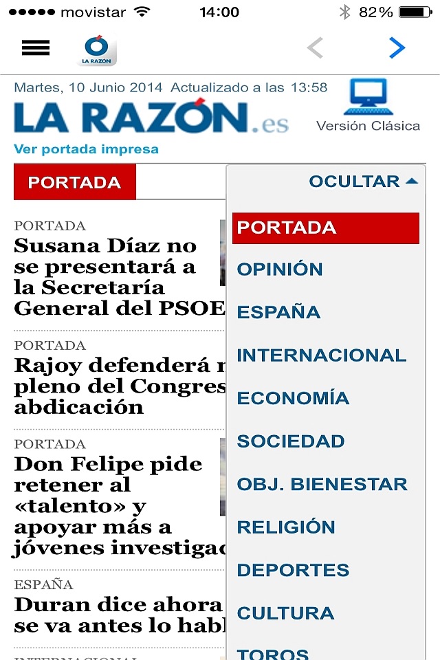 Periódico La Razón screenshot 3