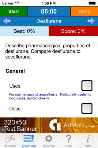 Anaesthesia Exams screenshot 3