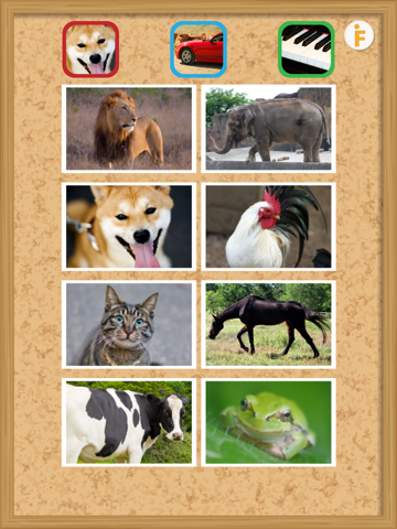 Screenshot #5 pour 鳴き声タッチ-動物・乗り物・楽器の写真と音