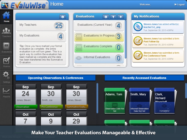 EvaluWise – Teacher Evaluation