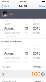 Bill Reminder - Pocket Edition screenshot