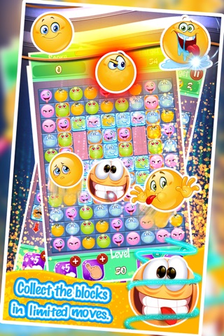 Emoji Crush Match Game - Emoji Crush - A match 3 puzzle game for Christmas holiday season! screenshot 3