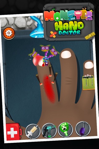 Monster Hand and Nail Doctor - Nail and hand surgery, kids free Game For fun screenshot 2