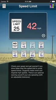 speed limit app iphone screenshot 3