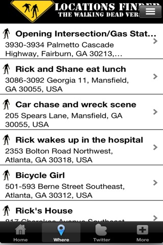 Filming Locations Finder For Zombie TV Show screenshot 2