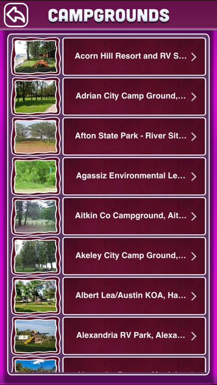 Minnesota Campgrounds Offline Guide