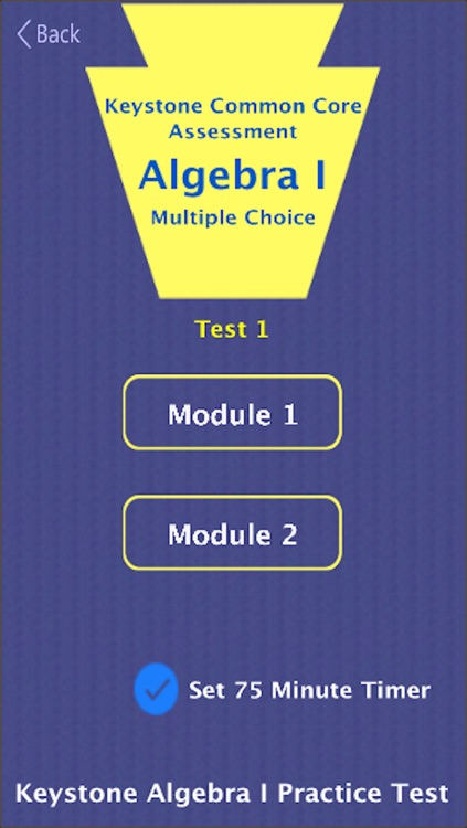 Keystone Algebra I Practice Tests