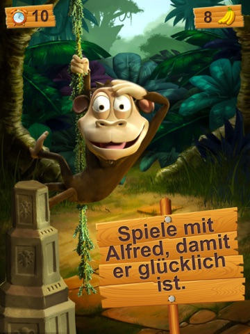 Alfred the talking monkey for iPad screenshot 2