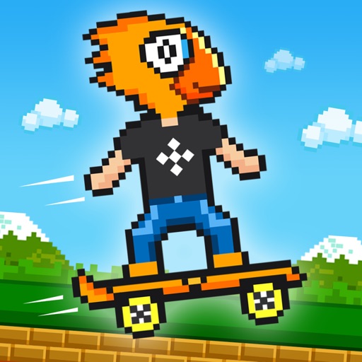 скейтборд действие игры: игра Свободная птица