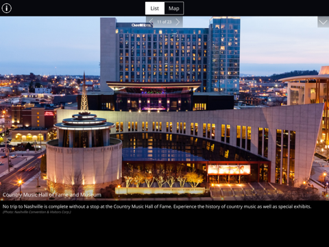 Screenshot #6 pour Nashville Map Tour