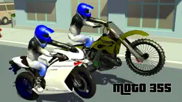 moto 355 : extreme motorcycle racing iphone screenshot 1