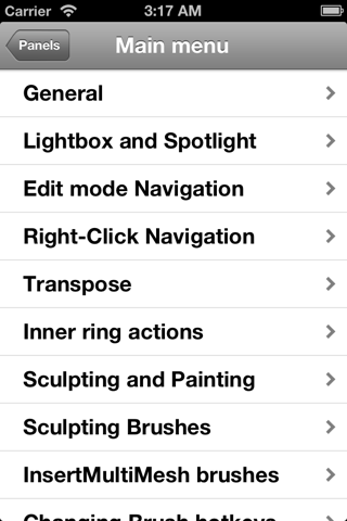 Shortcuts for Zbrush screenshot 3