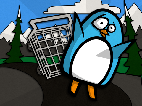 Penguin in a Shopping Cart app screenshot 3