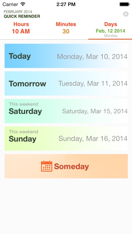 Quick Reminders: Super fast way to create a reminder