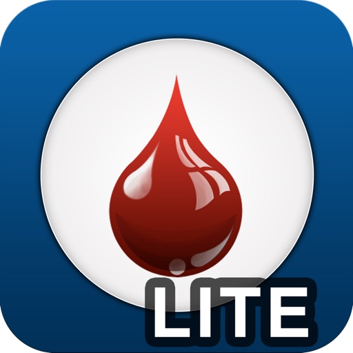 Diabetes App Lite - blood sugar control, glucose tracker and carb counter Icon