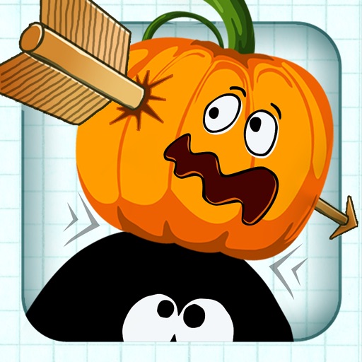 Игры стрелялки - бесплатные игры - Лук и стрелы охоты для iPhone и IPad (Stickman Pumpkin Shooting Bow and Arrow)