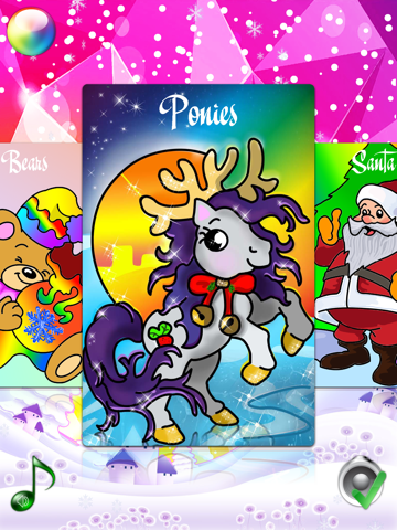 Screenshot #5 pour Christmas Coloring Pages for Girls & Boys with Santa & New Year Nick - Pony Painting Sheets & Fashion Papa Noel Games for my Little Kids, Babies & jr Brats