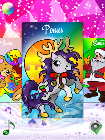 Christmas Coloring Pages for Girls & Boys with Santa & New Year Nick - Pony Painting Sheets & Fashion Papa Noel Games for my Little Kids, Babies & jr Bratsのおすすめ画像2