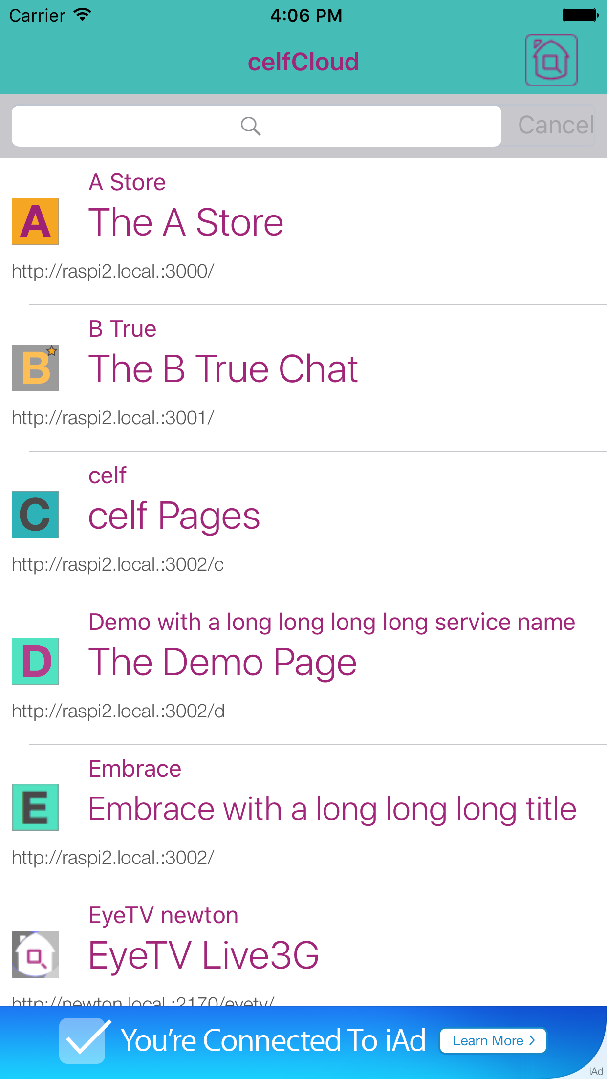 celfCloud Browser screenshot 3