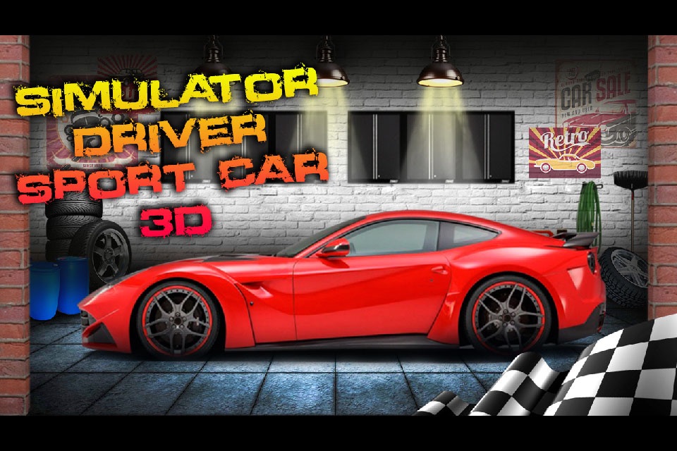 Simulator Driver Sport Car 3D screenshot 3