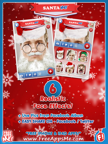 Santa ME! HD - Easy to Christmas Yourself with Elf, Ruldolph, Scrooge, St Nick, Mrs. Claus Face Effects! screenshot 4