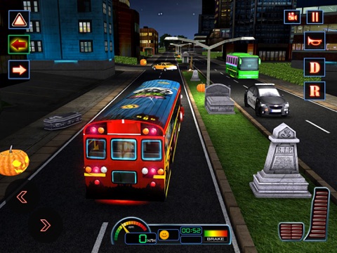 Halloween Party Bus Driver 3D iPad screenshot