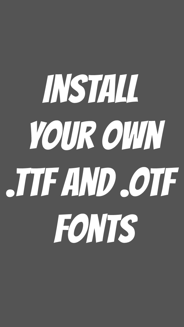 Screenshot #3 pour Install New Fonts
