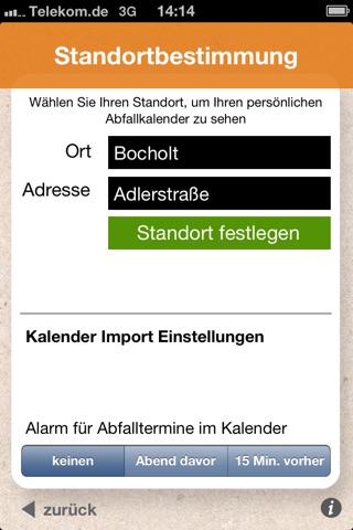 Abfall-App ESB screenshot 2