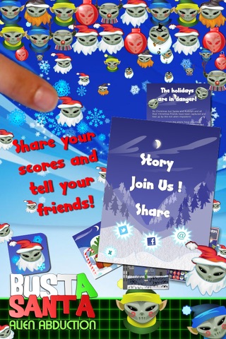 Aliens Have Stolen Santa! The Christmas Bust, Pop & Match 3 Puzzle Game - Free Present! screenshot 4