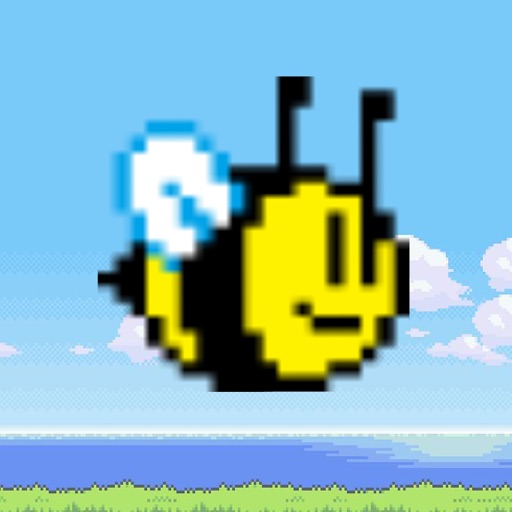 Crazy flying bee Icon