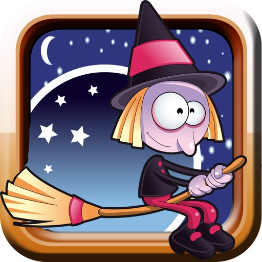 A Bubble Witch Halloween - escape if you can from the vampire and jump into the spider web to get high-speed chase race - free version icon