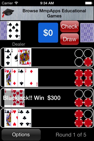 Crackjack - an Addictive Game of Blackjack screenshot 3