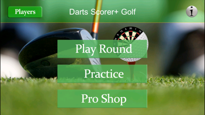 Golf by Darts Scorer+ iPhone screenshot 1 - Sports app