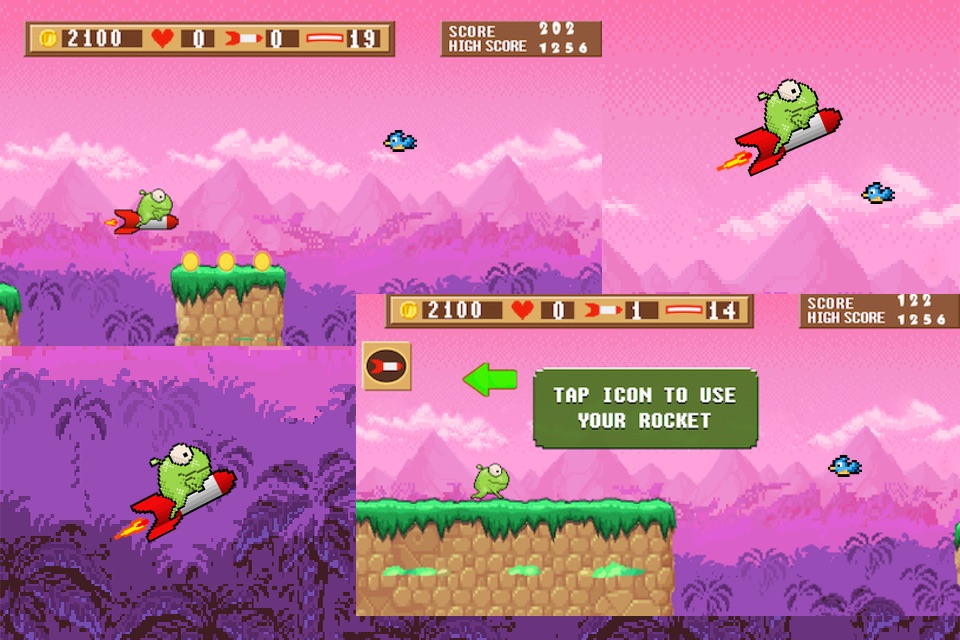 A Floppy Frog: Running & Ride the Mega Surfer Frogs with Jump Jet-Pack Rockets Game 2 screenshot 4