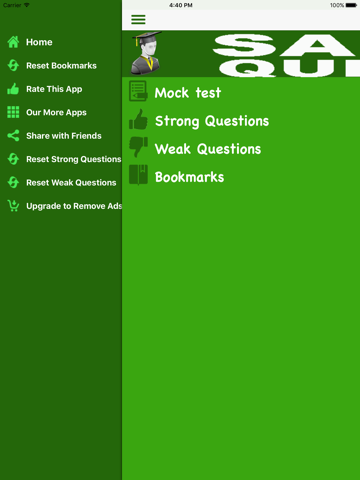 SAP QUIZ iPad screenshot