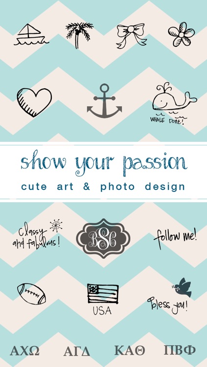 Stationery - Design Glitter and Monogram meme for the Crafty Preppy DIY Girl