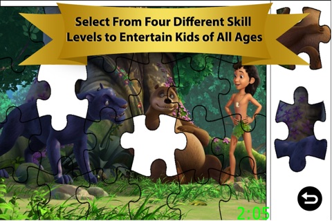 The Jungle Book - Expanded Interactive Edition - Official Videos & Games featuring Lovable Bear, Tiger & Snake Characters for Kids screenshot 4