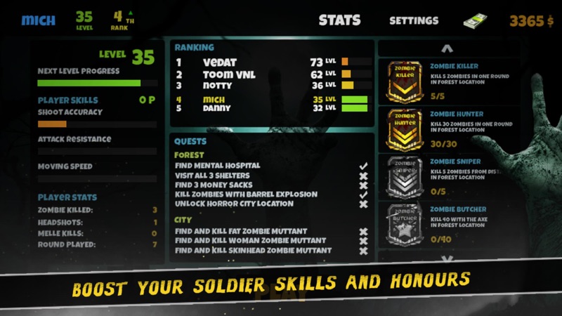 Dark Dead Horror Forest 2 : Scary FPS Survival Game screenshot 4