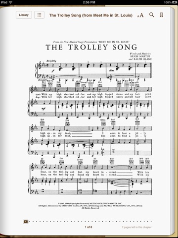 The Trolley Song (from Meet Me in St. Louis) by Hugh Martin & Ralph Blane on iBooks