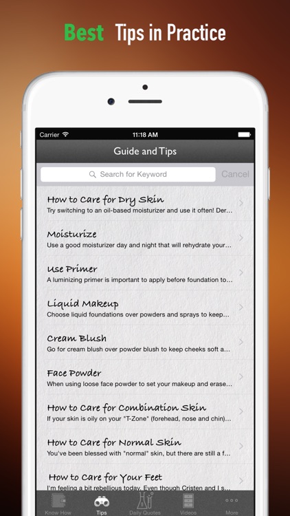 Skin Care 101: Beauty and Health Guide with Tutorial Video screenshot-3
