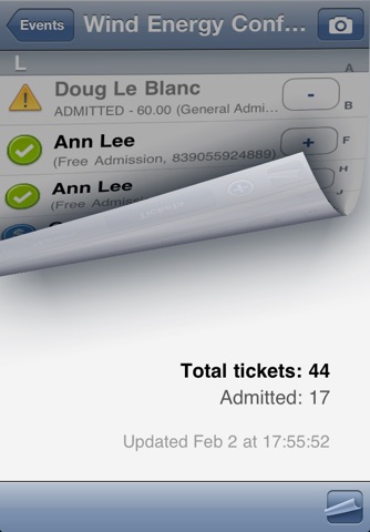 QRickets 4 - Guest List and Ticket Check-in screenshot 3