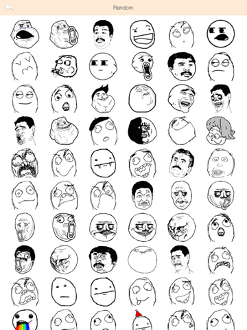 Screenshot #5 pour Funny Rage Stickers & Troll Faces Free - for WhatsApp & All Messengers!