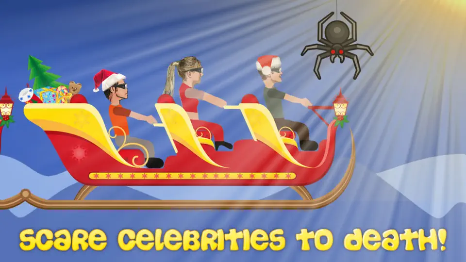 Скриншот Celeb Rush 2 - Bloody Descent With A Celebrity And The Santa Claus Sleigh на iPhone 1