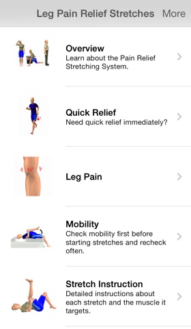 Leg Pain Relief Stretchesのおすすめ画像1