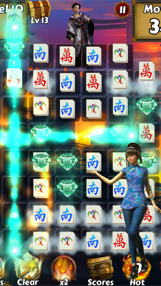 Mahjong Match Adventure World: Swipe jewels and match mahjong tiles! screenshot 1