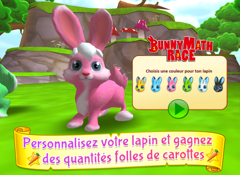 Screenshot #6 pour Bunny Math Race FREE
