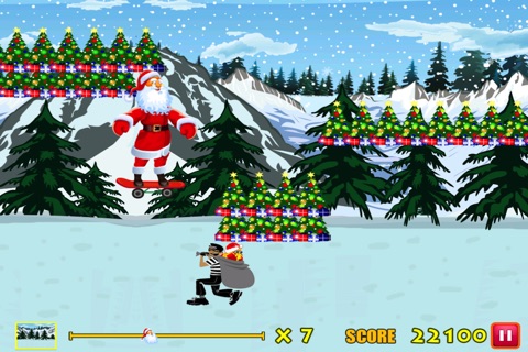 Amazing Santa Racing Skateboard Game screenshot 4