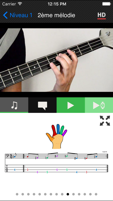 Screenshot #3 pour Méthode de Basse - Débutant HD